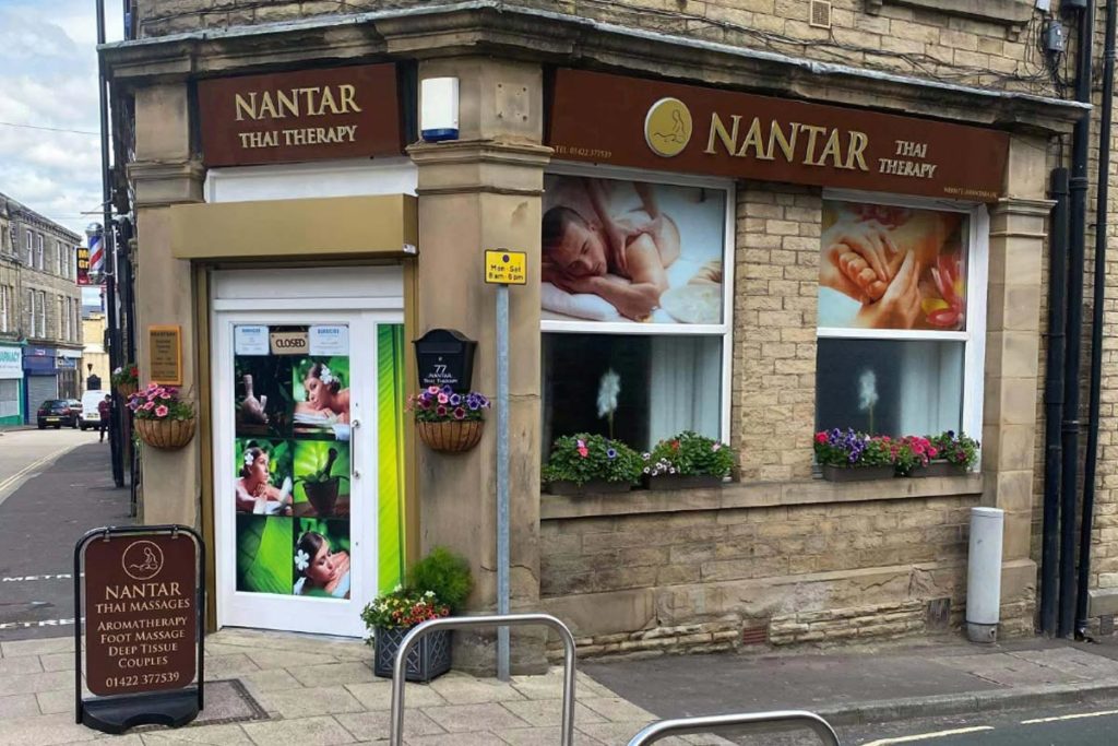 Nantar Thai massage centre in Elland, West Yorkshire