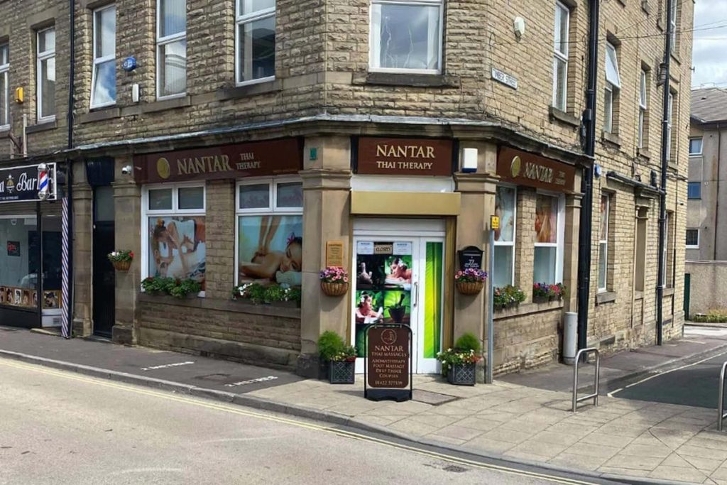 Nantar Thai massage centre in Elland, near Huddersfield and Halifax